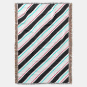 Couverture Lignes de bandes régimentaires inclinées en noir b (devant Vertical)