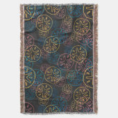 Couverture Lignes de Dollar de Sable Rouge Jaune Bleu (devant Vertical)