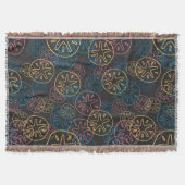 Couverture Lignes de Dollar de Sable Rouge Jaune Bleu (Devant)