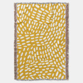 Couverture Lignes pointillées brûlé motif jaune (devant Vertical)