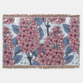 Couverture Lilac en rose et bleu (Devant)