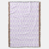 Couverture Lilac motif de diamants violet et blanc (devant Vertical)