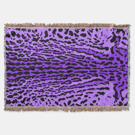 Couverture Lilas ocelot marques pression (Devant)