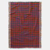 Couverture Lindsay tartan rouge vert plaid (devant Vertical)