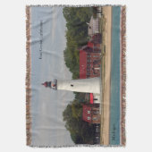 Couverture Linge tissé du phare de Fort Gratiot (devant Vertical)