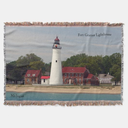Couverture Linge tissé du phare de Fort Gratiot (Devant)