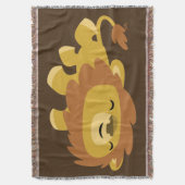 Couverture Lion caricatural mignon (devant Vertical)
