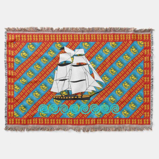 Couverture Lion de navigation Lion Lot Blanket (Devant)