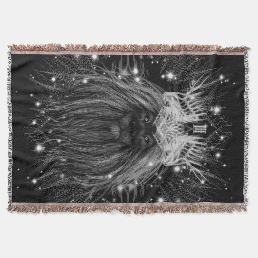 Couverture Lion d'étoile avec monogramme de couronne (Devant)