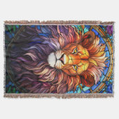 Couverture Lion Majestueux En Verre Tissan (Devant)
