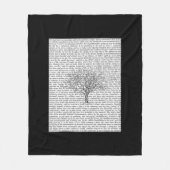 Couverture littéraire d'ouatine des textes en bois (Devant)