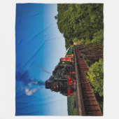 Couverture locomotive d'ouatine de train (Devant)