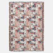 Couverture London Post Throw (devant Vertical)