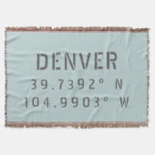 Couverture Longitude de la latitude de Denver (Devant)