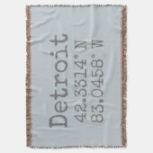 Couverture Longitude de la latitude Détroit (devant Vertical)