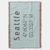 Couverture Longitude et latitude de Seattle (devant Vertical)