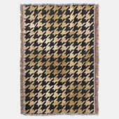 Couverture L'or métallique accroche la dent, motif de mode. (devant Vertical)