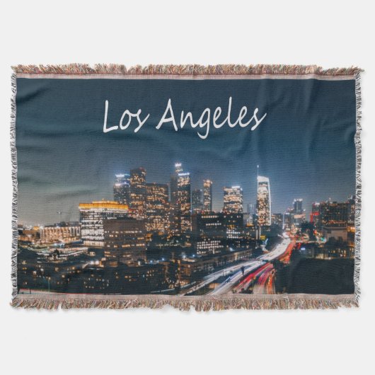 Couverture Los Angeles California City Skyline la nuit (Devant)