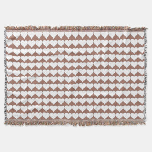 Couverture Love Blanket Coeurs Amoureux Jeter Cadeaux Blanche