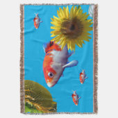Couverture Love Goldfish Jeter Blanket (devant Vertical)