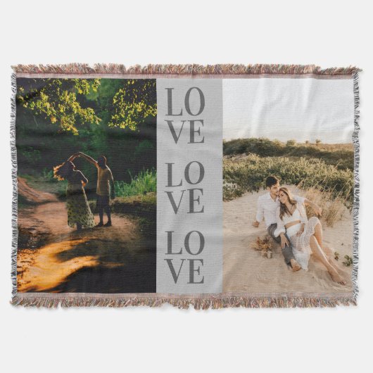 Couverture "LOVE" personnalisation Plan photo complet (Devant)