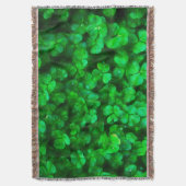 Couverture Lucky Celtic Irish Green Shamrocks (devant Vertical)