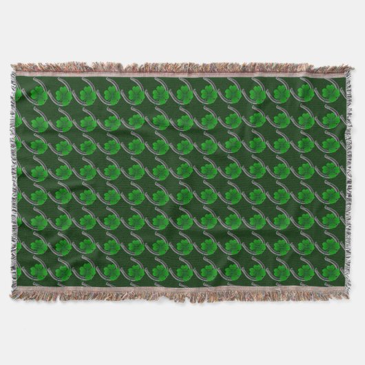 Couverture Lucky St Patrick's Lucky Throw Blanket (Devant)