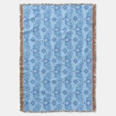 Couverture Lune Magic Stars Coeurs Céleste Bleu clair (devant Vertical)
