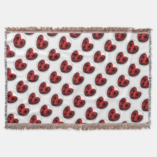 Couverture Luv-A-Bull American Bulldog Pit Bull Heart (Devant)