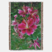 Couverture Lys - Fleurs de jardin Flora Art Cadfts (devant Vertical)