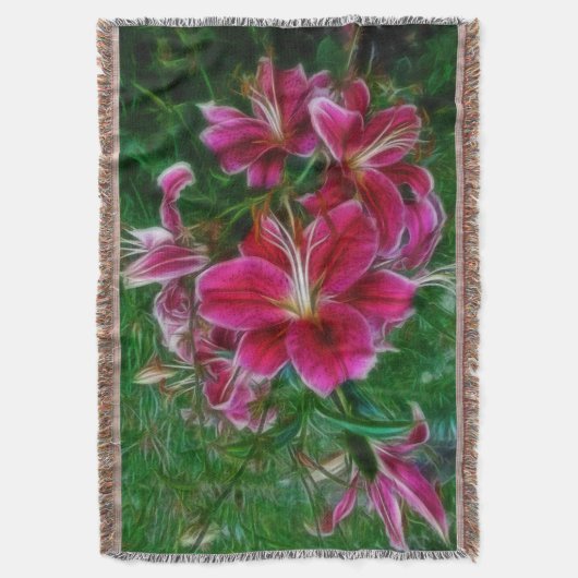 Couverture Lys - Fleurs de jardin Flora Art Cadfts (devant Vertical)