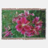 Couverture Lys - Fleurs de jardin Flora Art Cadfts (Devant)