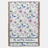 Couverture M et Mme Boho Botanical Floral (devant Vertical)