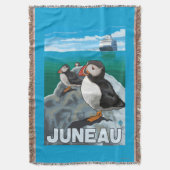 Couverture Macareux et bateau de croisière - Juneau, Alaska (devant Vertical)