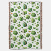 Couverture Macaron et trèfle aquarelle de la Saint-Patrick (devant Vertical)