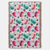 Couverture Macarons Pâtisserie Française Aux Berries Et Pois (devant Vertical)