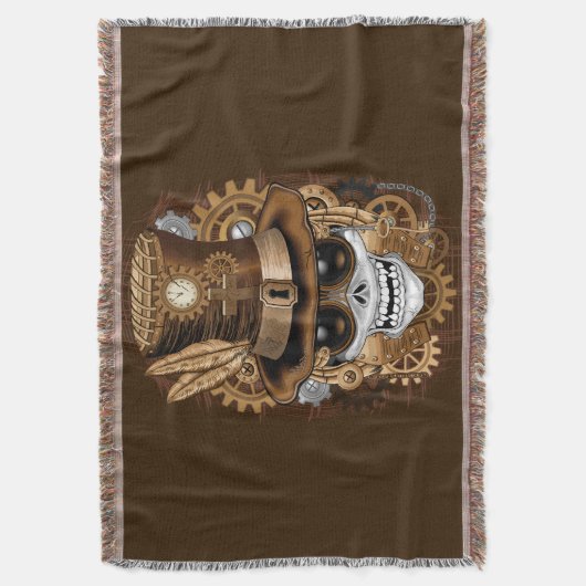 Couverture Machine rétro Voodoo à vapeur crâne (devant Vertical)