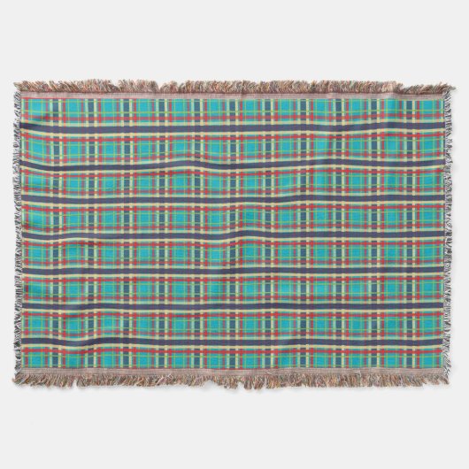 Couverture Mad À Propos De Plaid ~ Camp Blanket Turquoise (Devant)