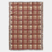 Couverture Madras Plaid Fall Red (devant Vertical)