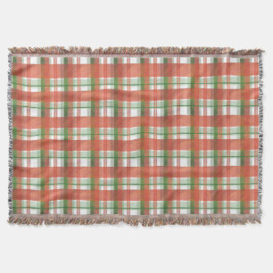 Couverture Madras Plaid Noël