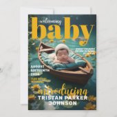 Couverture Magazine Gras Faire-part de naissance m (Devant)