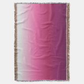 Couverture magenta maroon marsala burgundy ombre branché (devant Vertical)