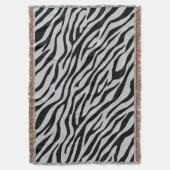 Couverture Magic Zebra Stripes Click to Customize Grey Color (devant Vertical)