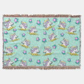 Couverture Magical Happy Unicorn Et Étoiles (Devant)