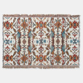 Couverture Magnifique plaid automnal et bleu (Devant)