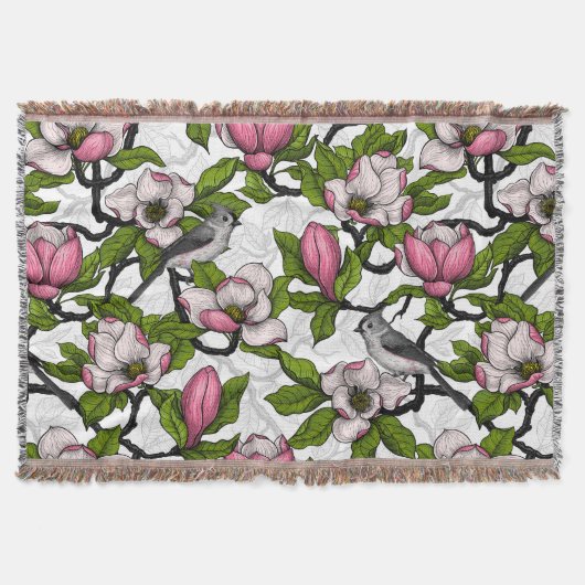 Couverture Magnolia en floraison et tireur (Devant)