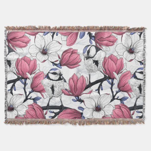 Couverture Magnolia rose et métis bleu (Devant)