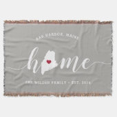 Couverture Maine Maison de l'État Personnalisée (Devant)