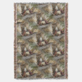 Couverture Maïs indien en osier Panier Motif de la nature (devant Vertical)