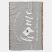 Couverture Maison de ville de Washington DC personnalisée (devant Vertical)